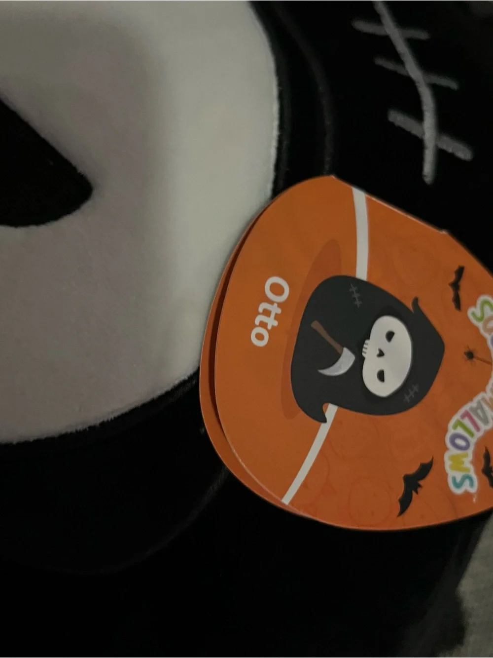 NWT Squishmallows Official 16 inch Otto The Grim Reaper with Angry Eyes 16”